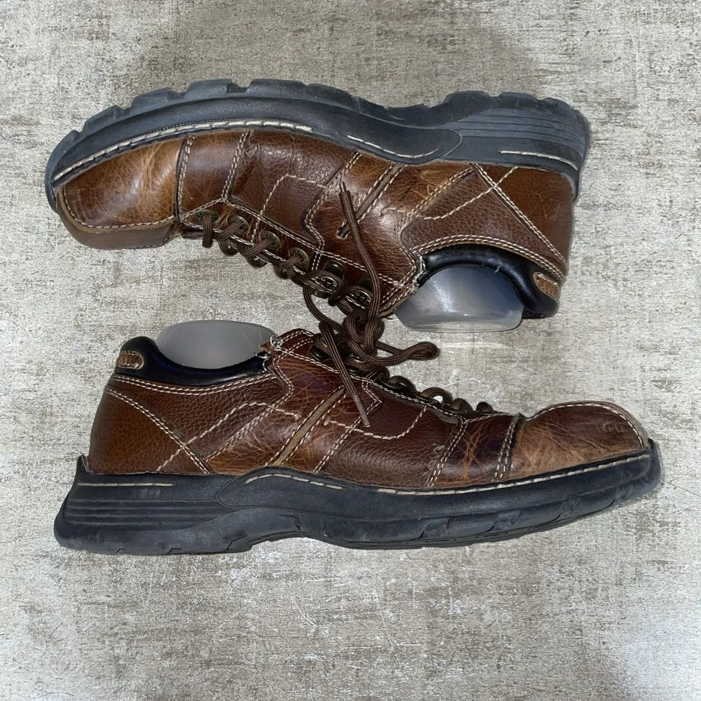 Vintage GBX Chunky Y2K Brown Leather Shoes Grunge Streetwear‎ Oxfords Size 12M